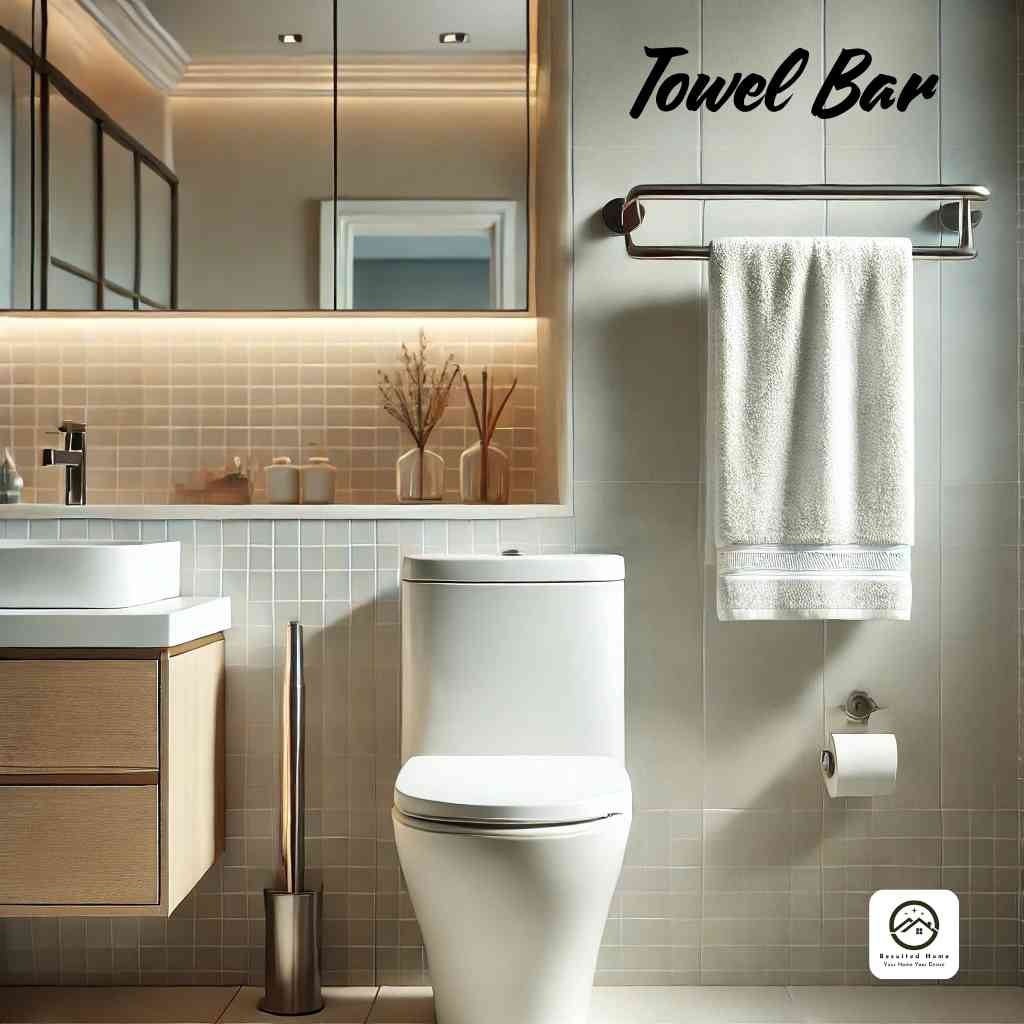 Towel Bar Over Toilet