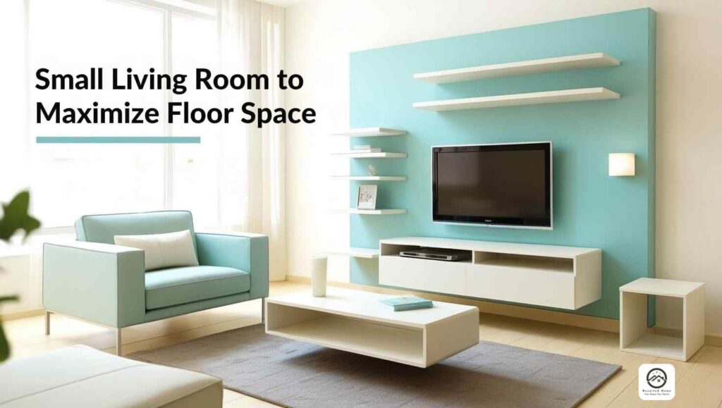 Floating Furniture for More Floor Space