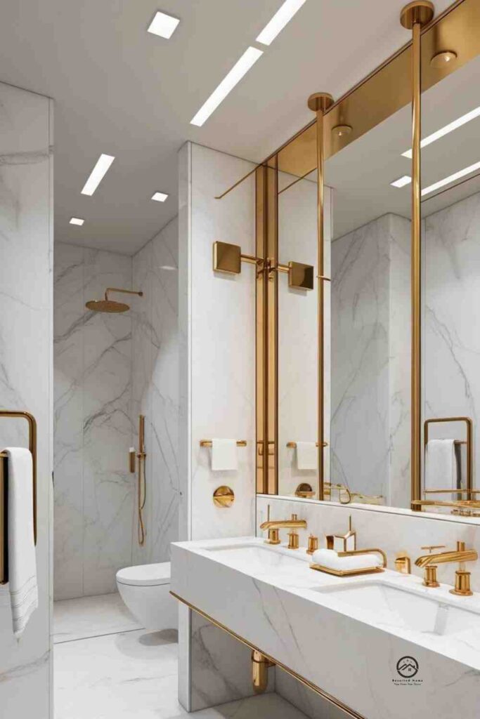 Use White and Gold Accents