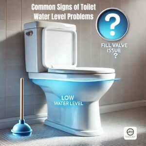 Why Does Toilet Bowl Water Level Drops & How to Fix It