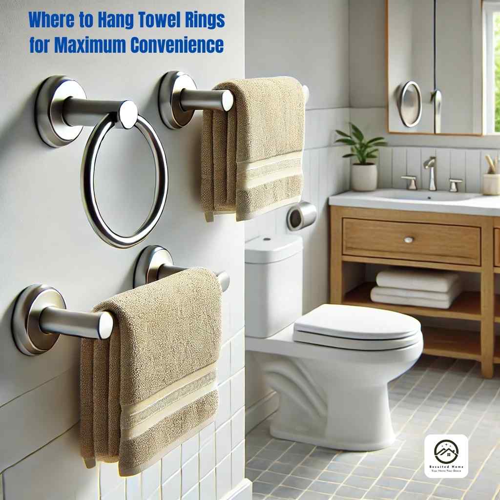 Where to Hang Towel Rings for Maximum Convenience