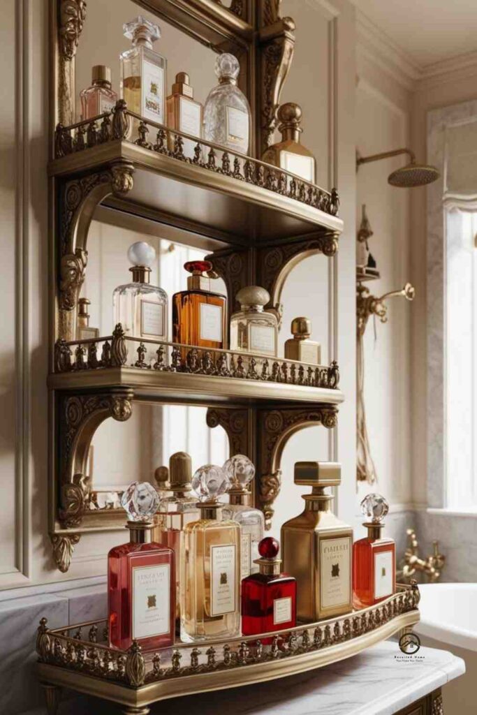 Decorate with Vintage Perfume Bottles