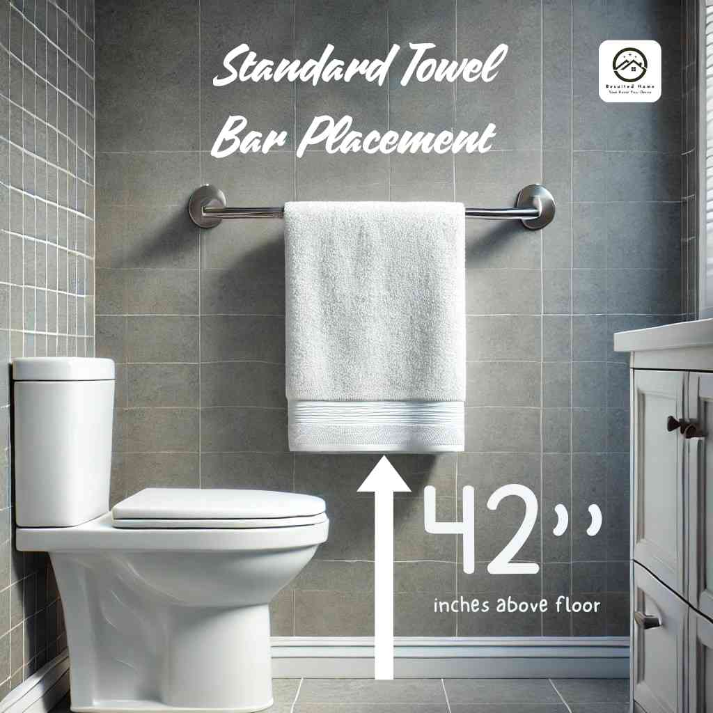 Best Height for a Towel Bar Over the Toilet