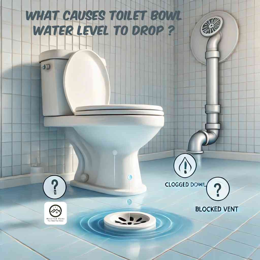 What Causes Toilet Bowl Water Level to Drop?