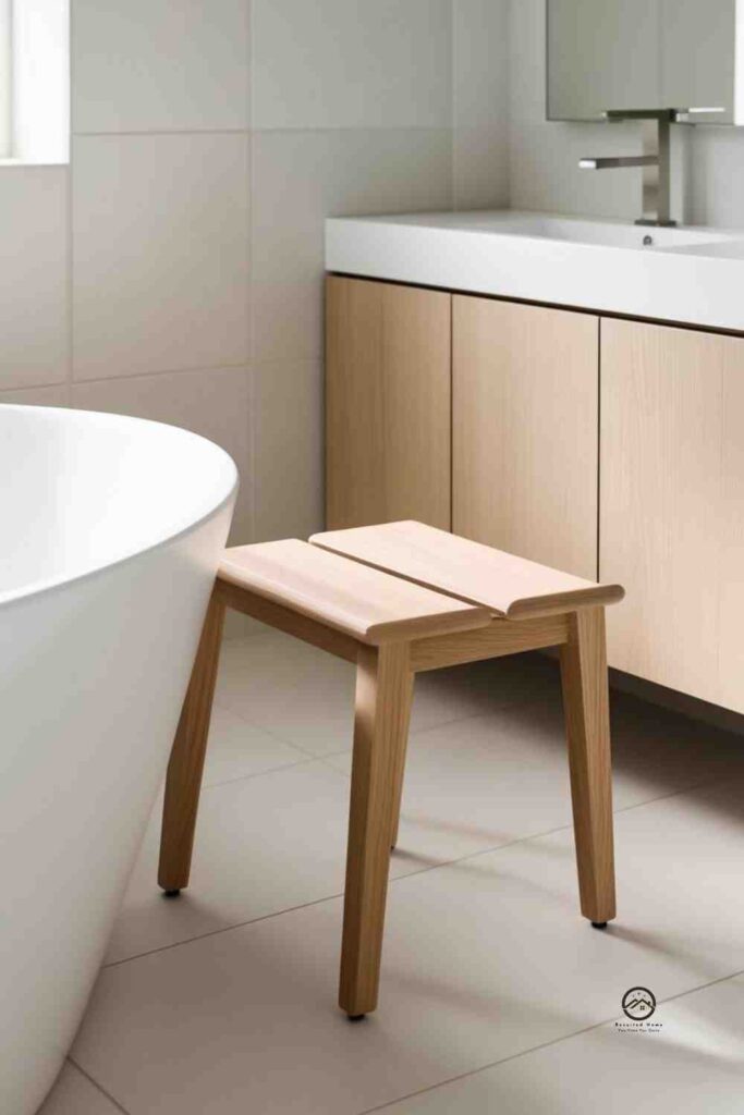 Place a Small Bench for Extra Seating