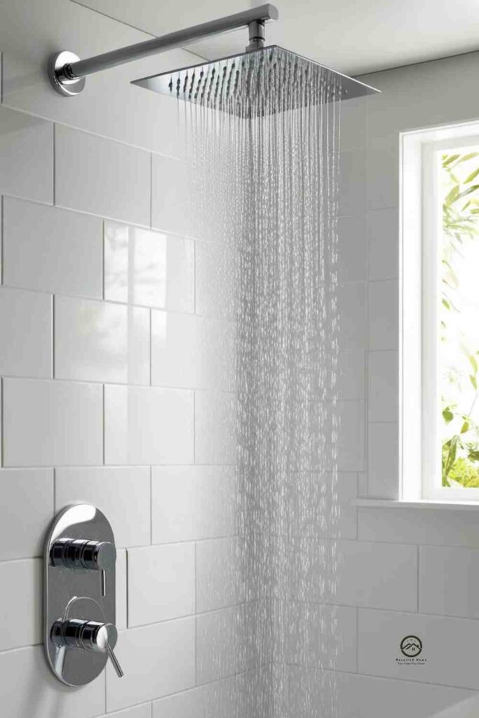 Install a Rainfall Showerhead