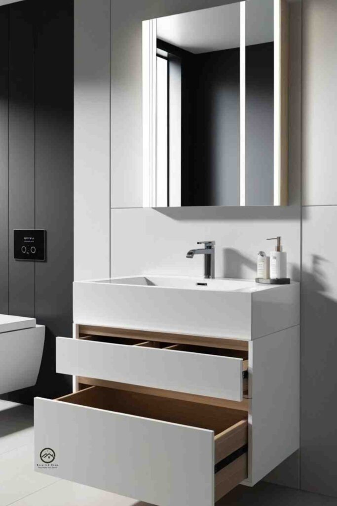 Install a Hidden Drawer in the Vanity