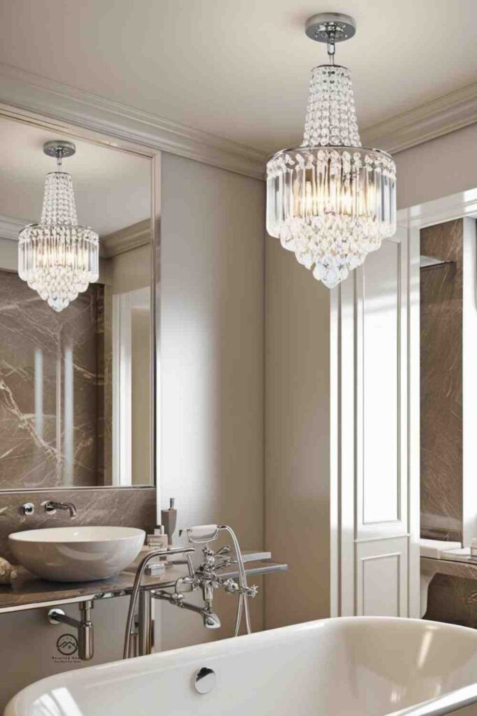 Add a Crystal Chandelier