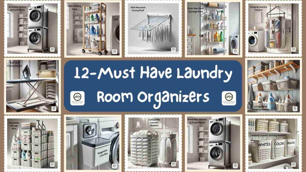 12 Must-Have Stacked Laundry Room Organizers