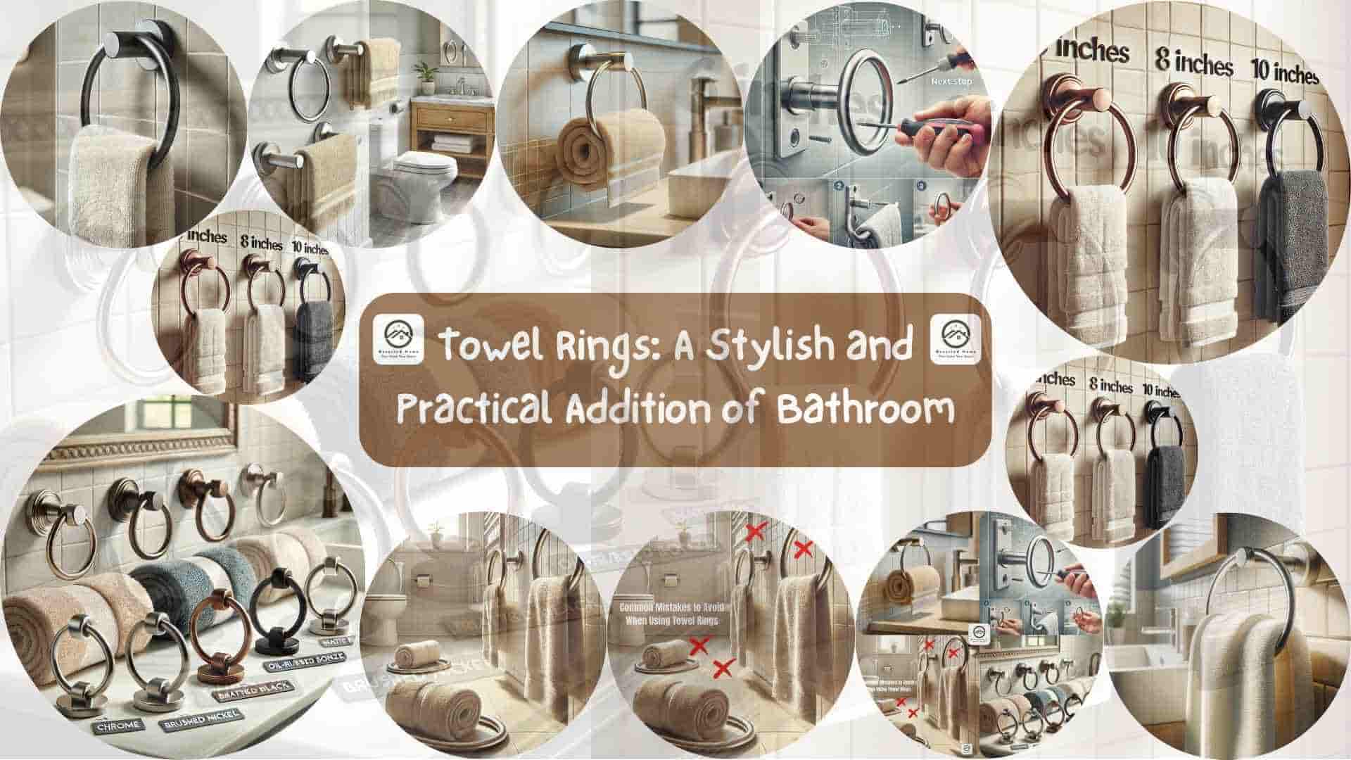 Towel Rings: A Stylish and Practical Addition of Bathroom