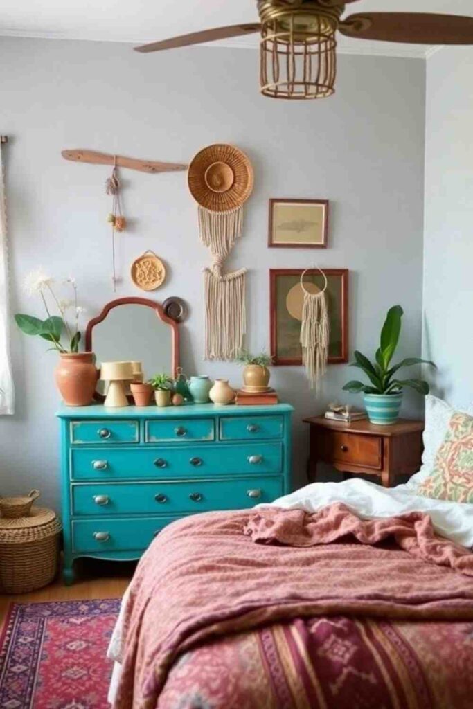 Thrifted and Handmade Decor Pieces