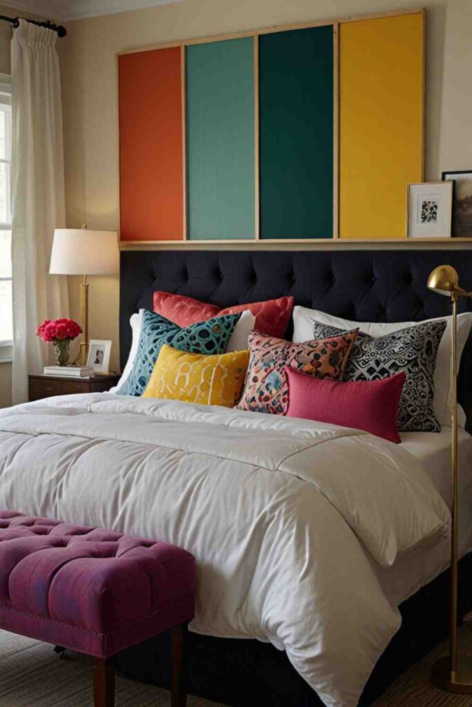 DIY Headboard with Upholstery or Wood Panels