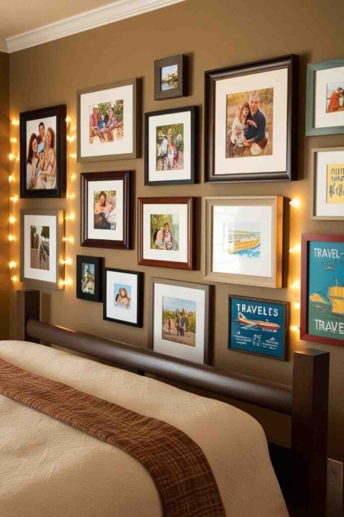 Gallery Wall with Personal Photos or Art