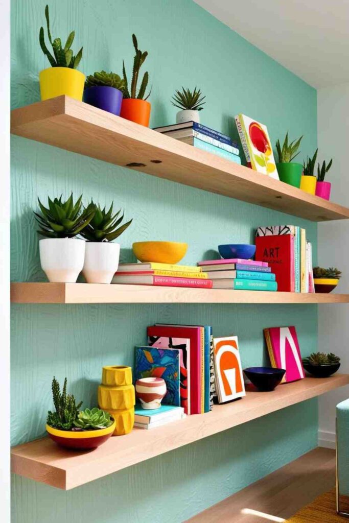 DIY Floating Shelves for Extra Storage