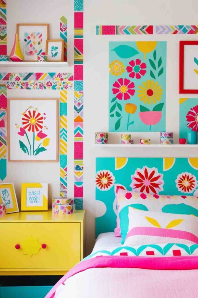 Washi Tape Designs for Temporary Accents