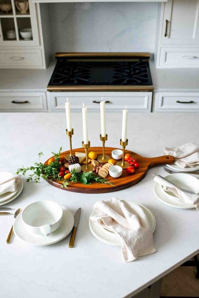 Elegant Kitchen Island Decor