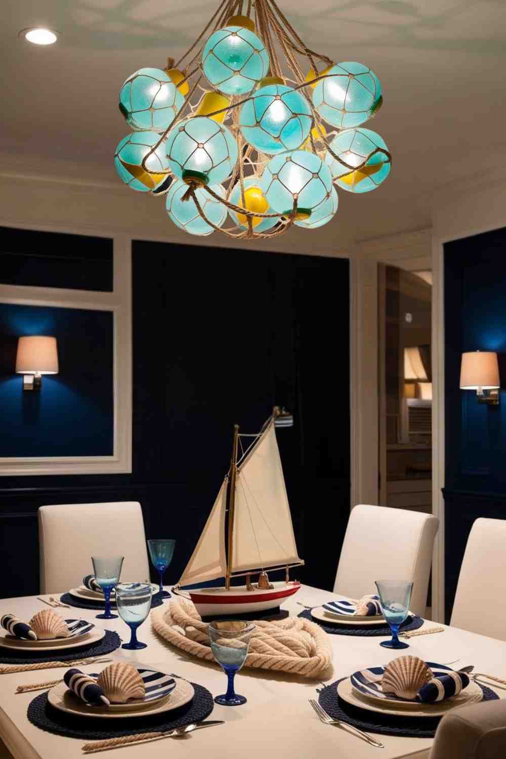 39+ Coastal Dining Room Lighting Ideas For Beachy Space
