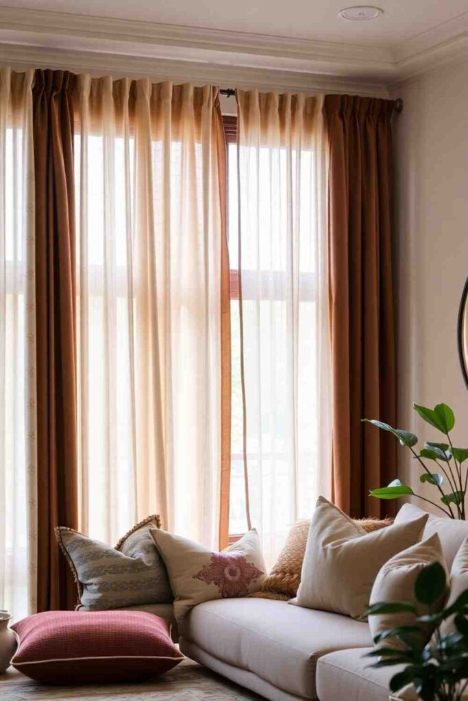 Boho Curtains Living Room