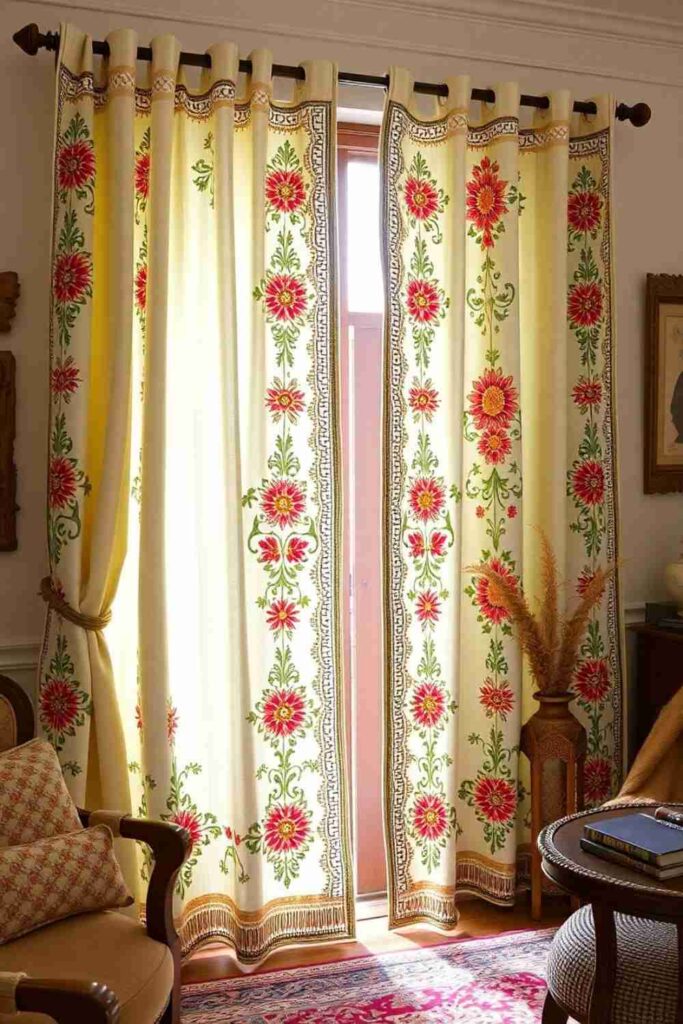 Boho Curtains Living Room