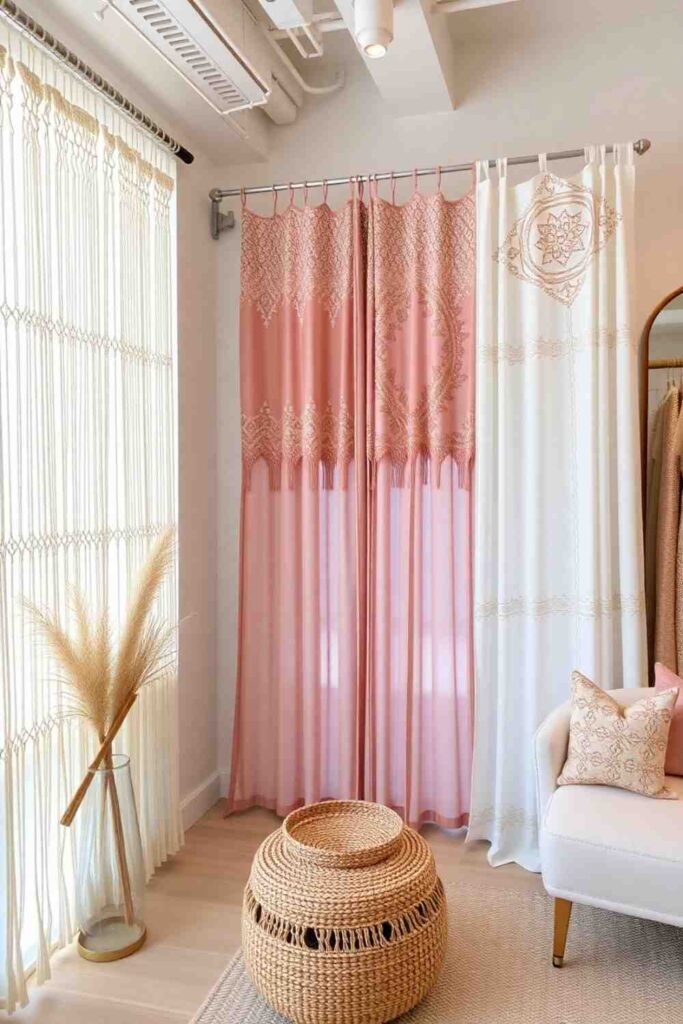 Boho Curtains Living Room