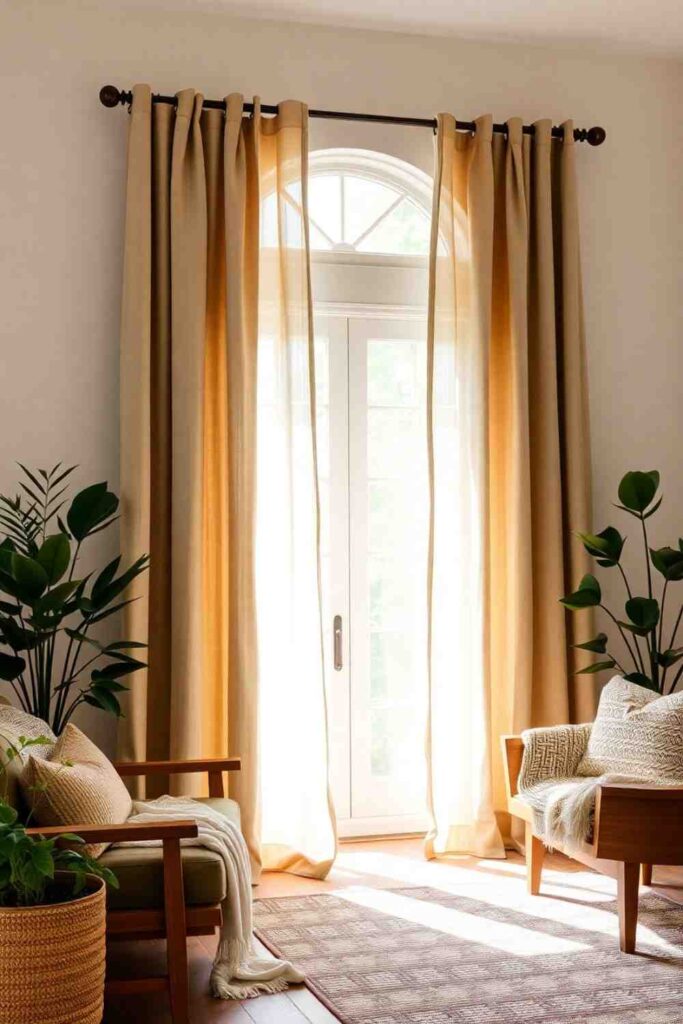 Boho Curtains Living Room