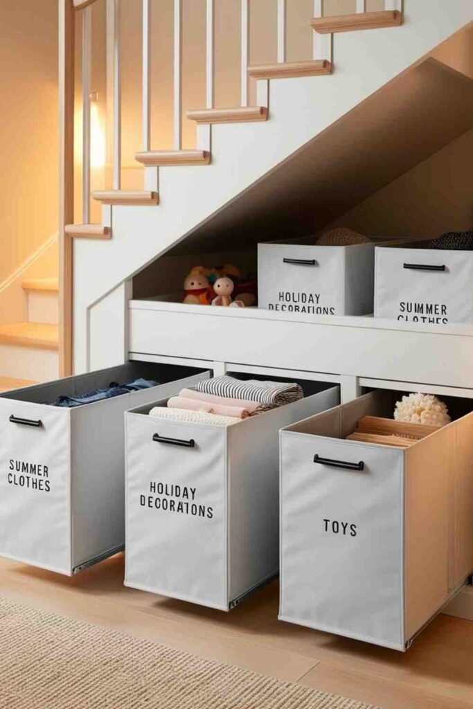 Under Stair Storage Ideas