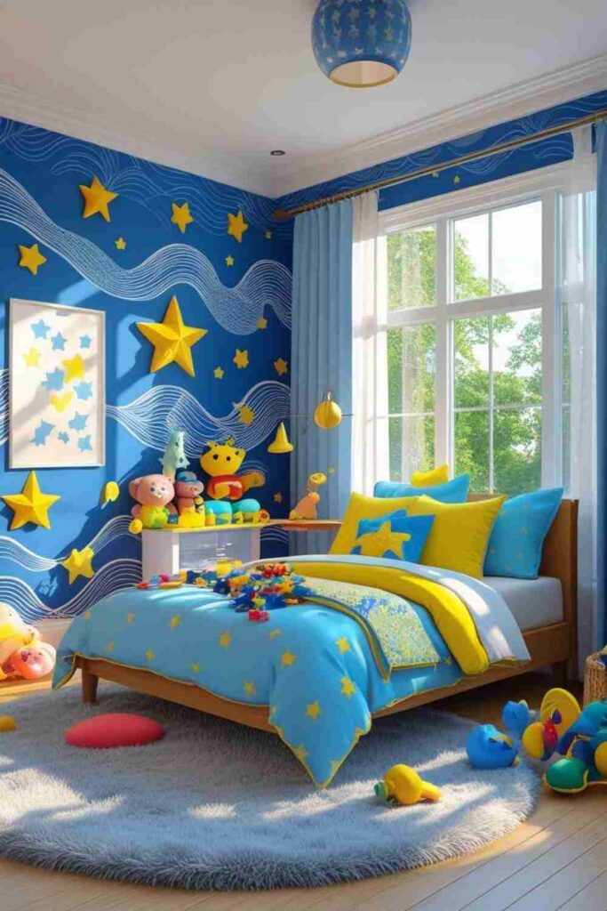 Blue Wallpaper for Kids