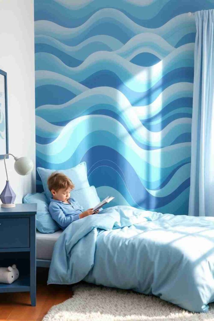 Blue Wallpaper for Kids