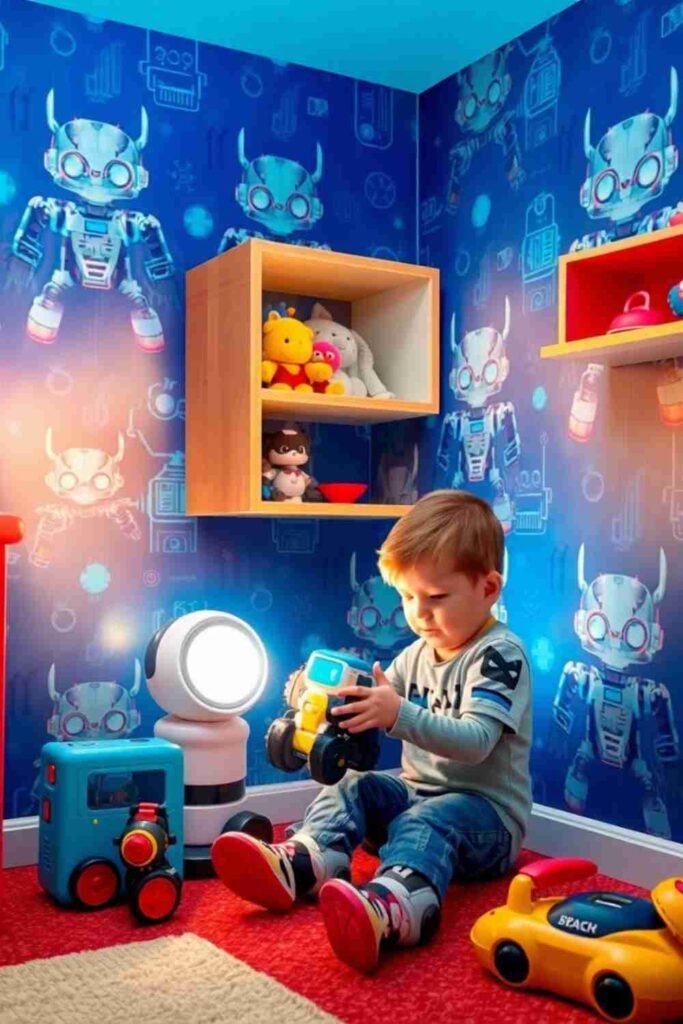 Blue Wallpaper for Kids
