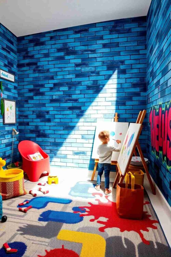 Blue Wallpaper for Kids