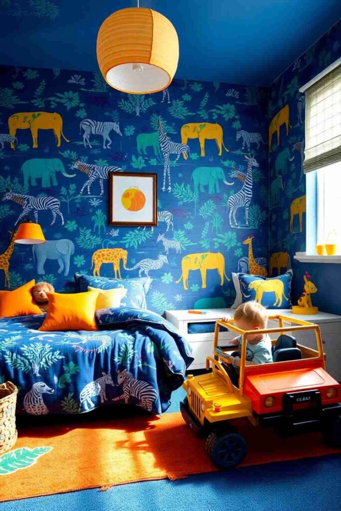 Blue Wallpaper for Kids