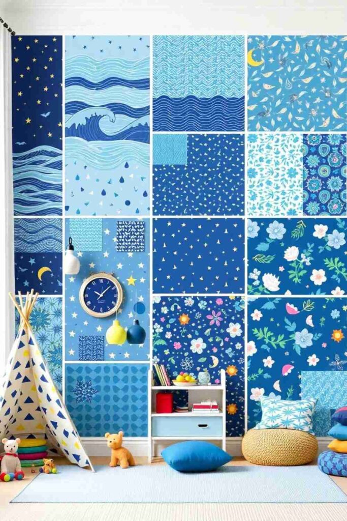 Blue Wallpaper for Kids