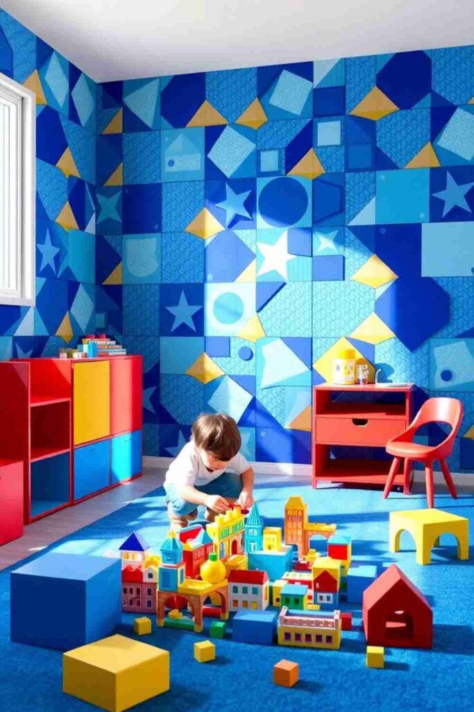 Blue Wallpaper for Kids