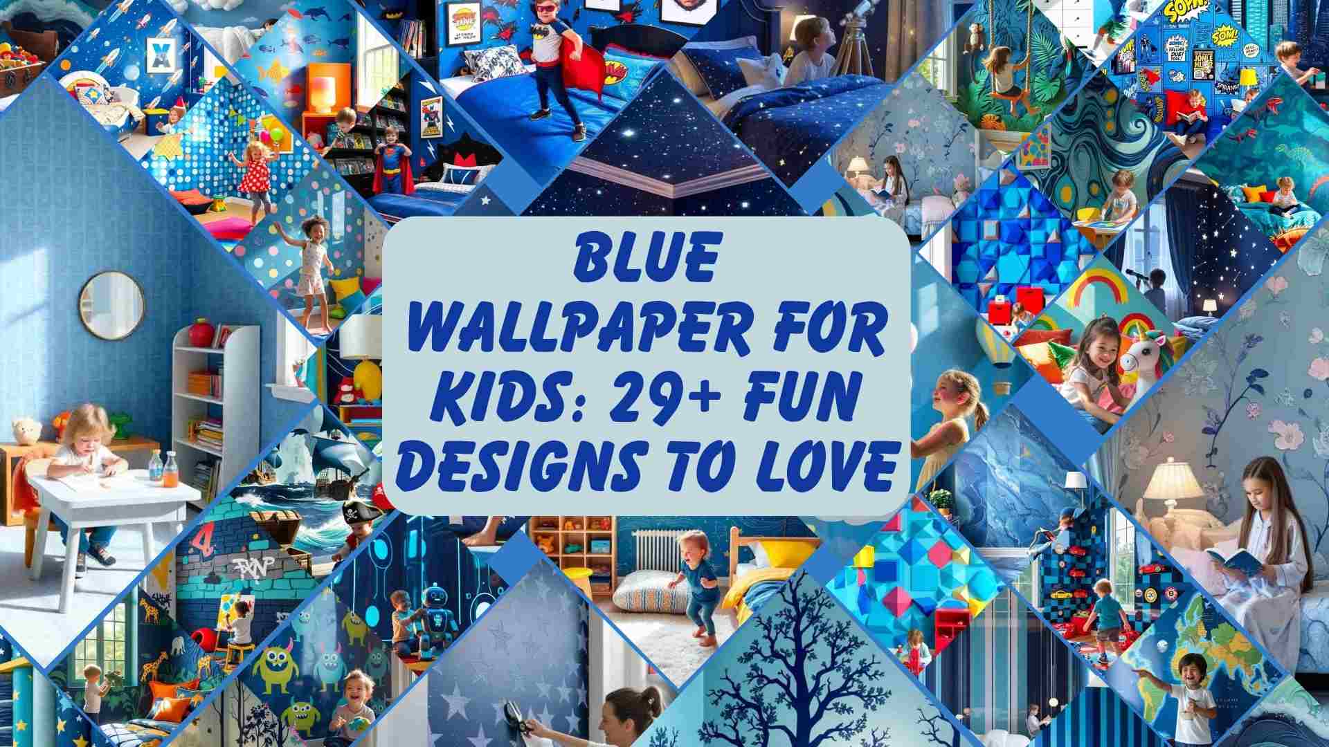 Blue Wallpaper for Kids