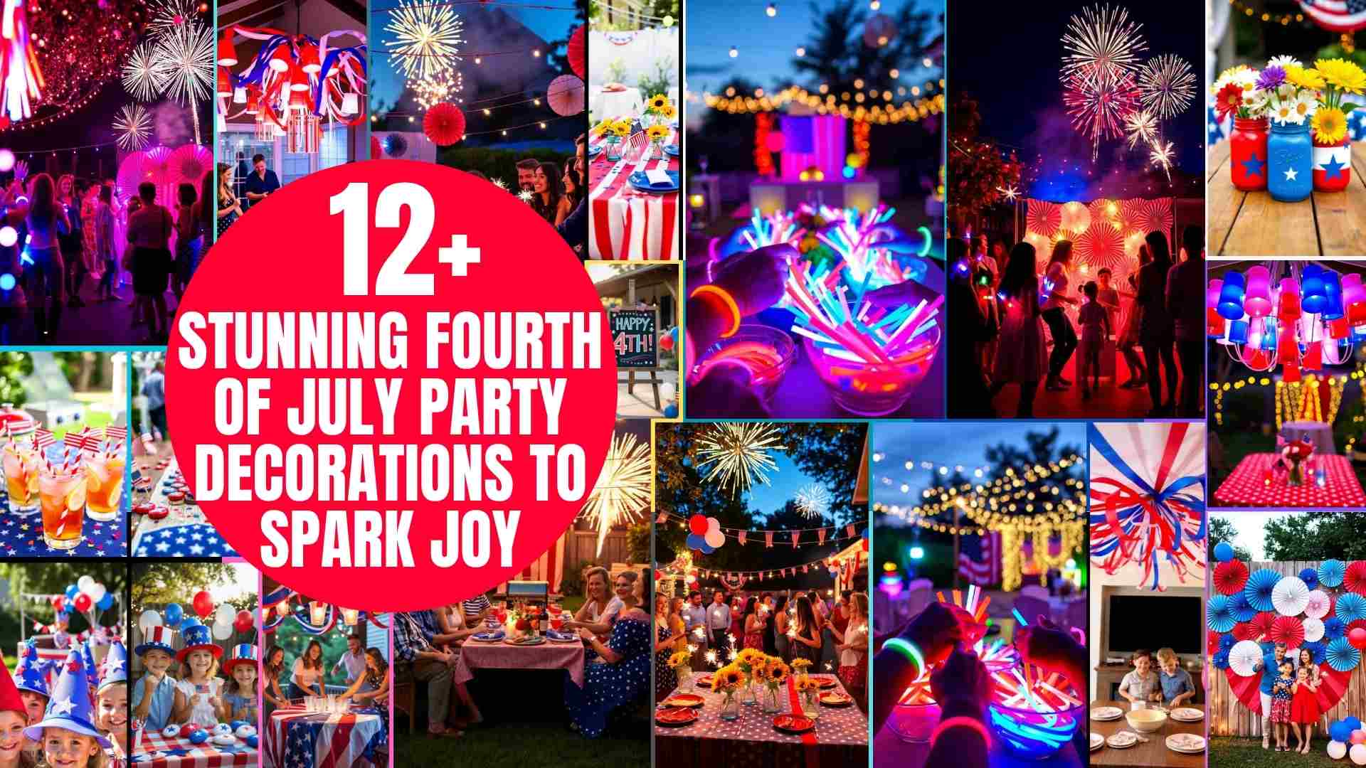 12+ Stunning Fourth of July Party Decorations to Spark Joy