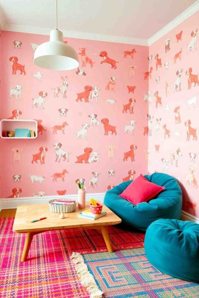 Pink Wallpaper for Kids