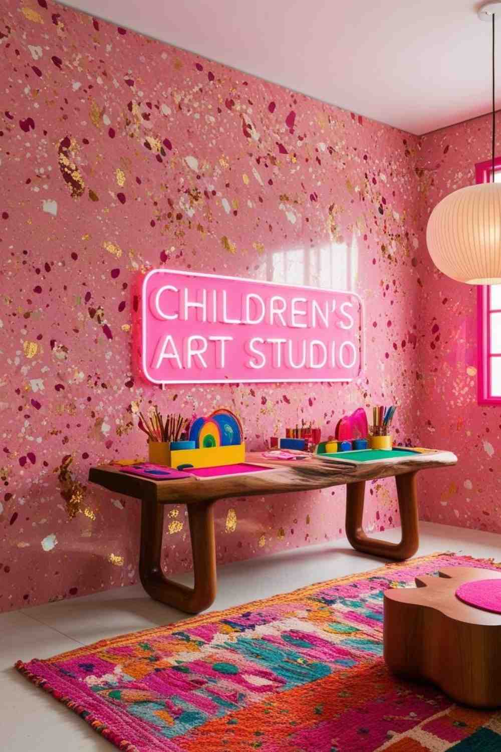 Pink Wallpaper for Kids