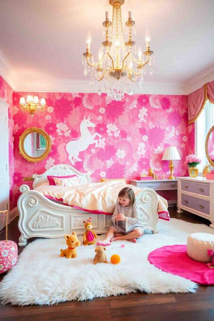 Pink Wallpaper for Kids