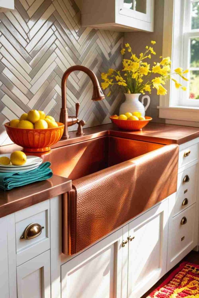 Copper Sink Kitchen Ideas