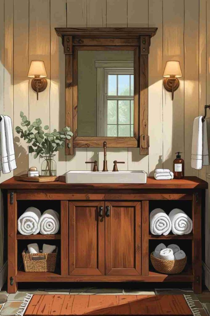 Rustic Vanities for Bathrooms