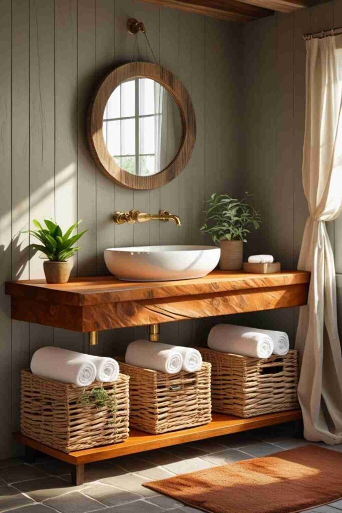 Rustic Vanities for Bathrooms