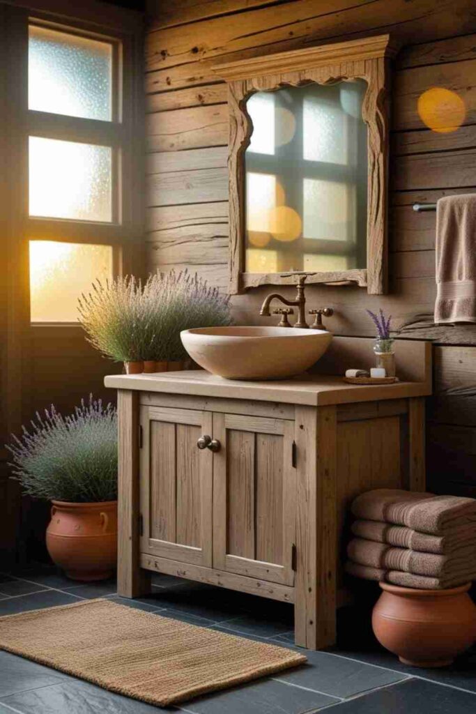 Rustic Vanities for Bathrooms