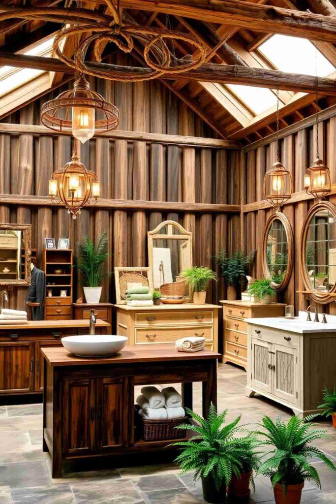 Rustic Vanities for Bathrooms