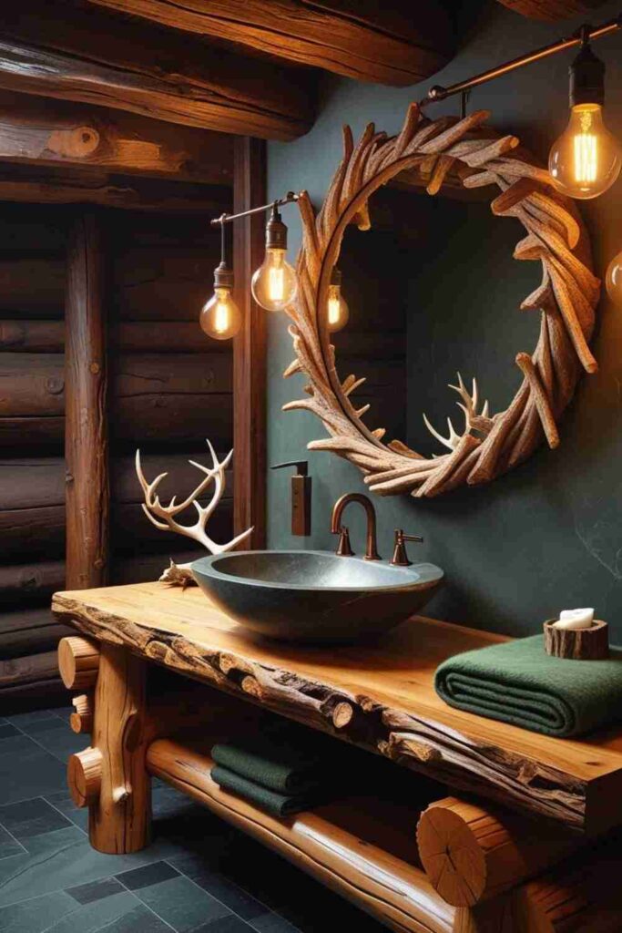 Rustic Vanities for Bathrooms