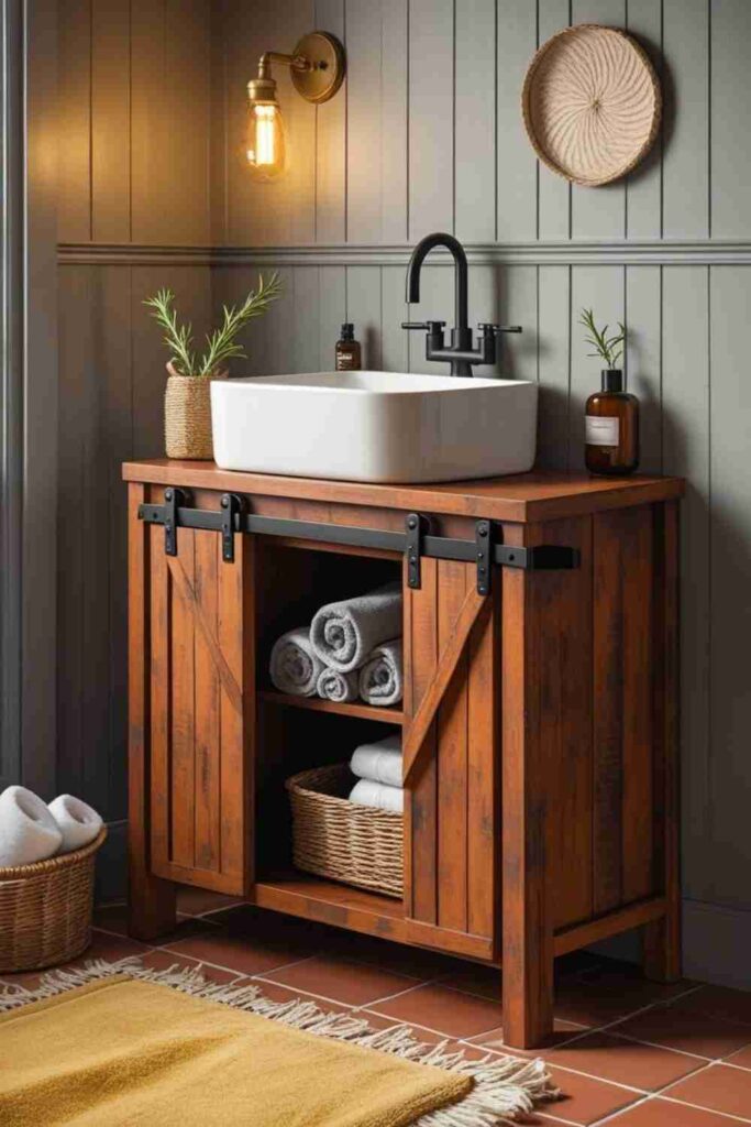 Rustic Vanities for Bathrooms