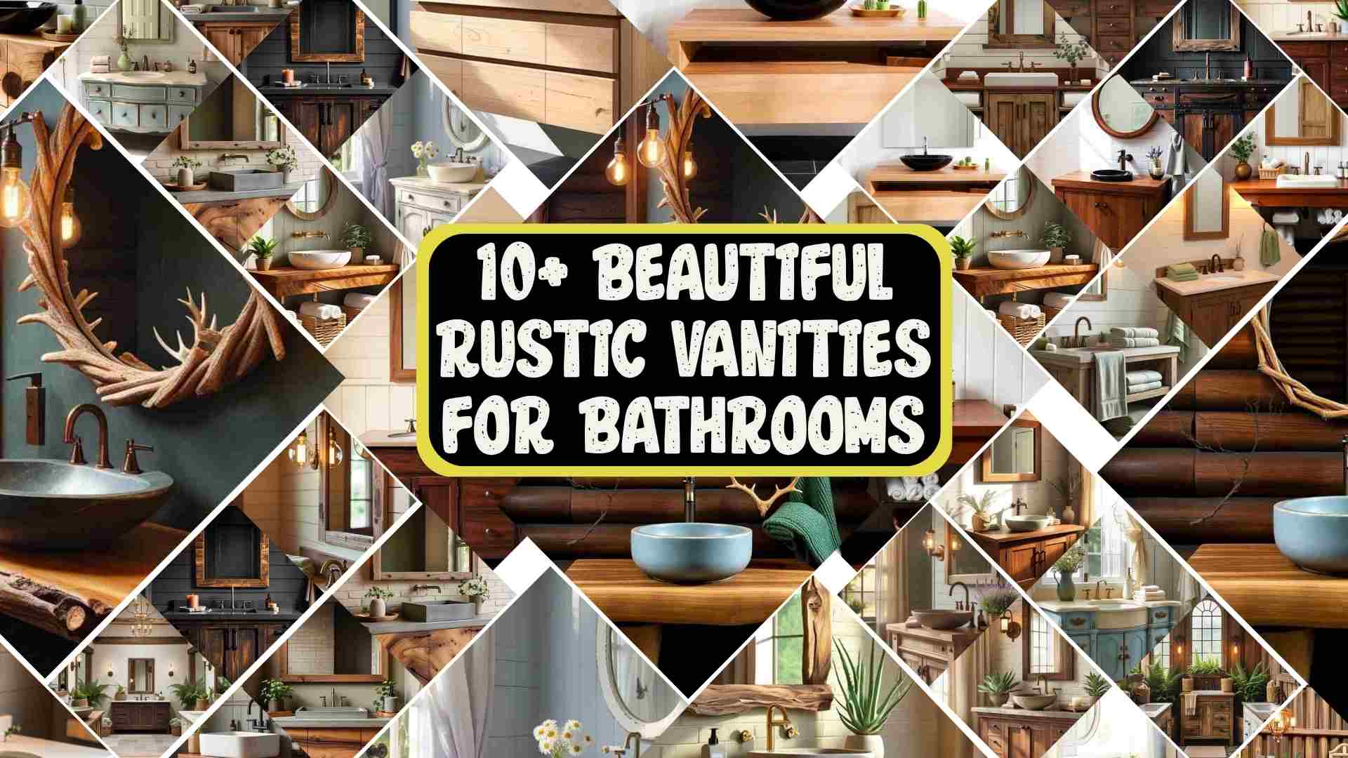 10+ Beautiful Rustic Vanities for Bathrooms