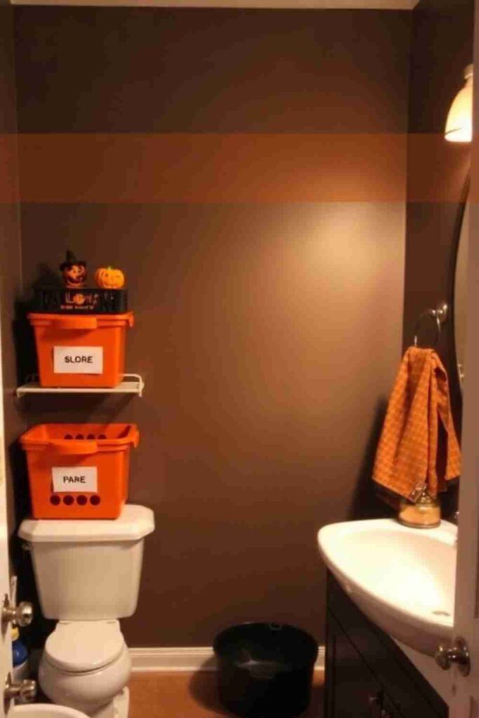 Halloween Bathroom Decor