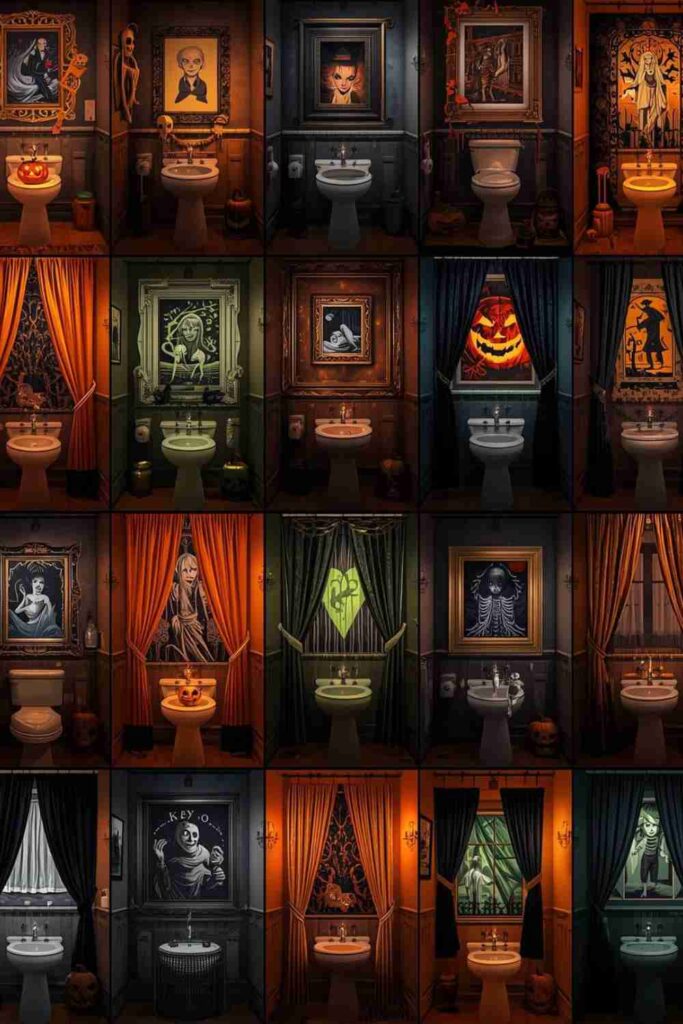 Halloween Bathroom Decor