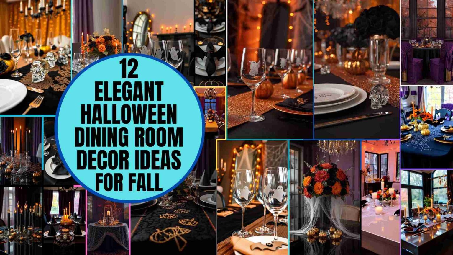 12 Elegant Halloween Dining Room Decor Ideas for Fall