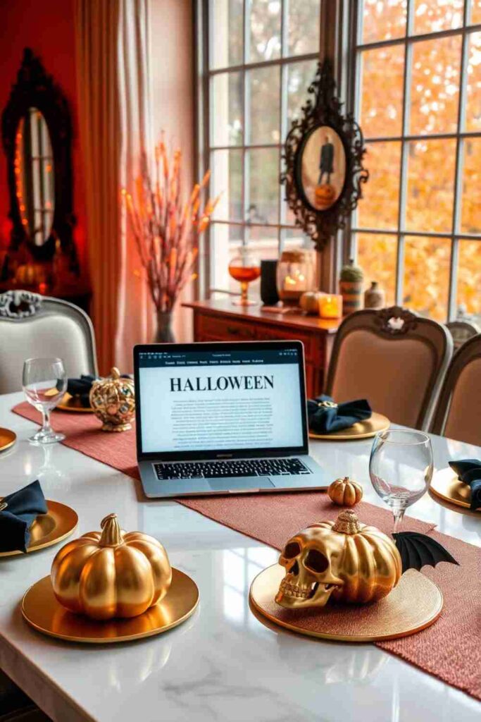 Halloween Dining Room Decor